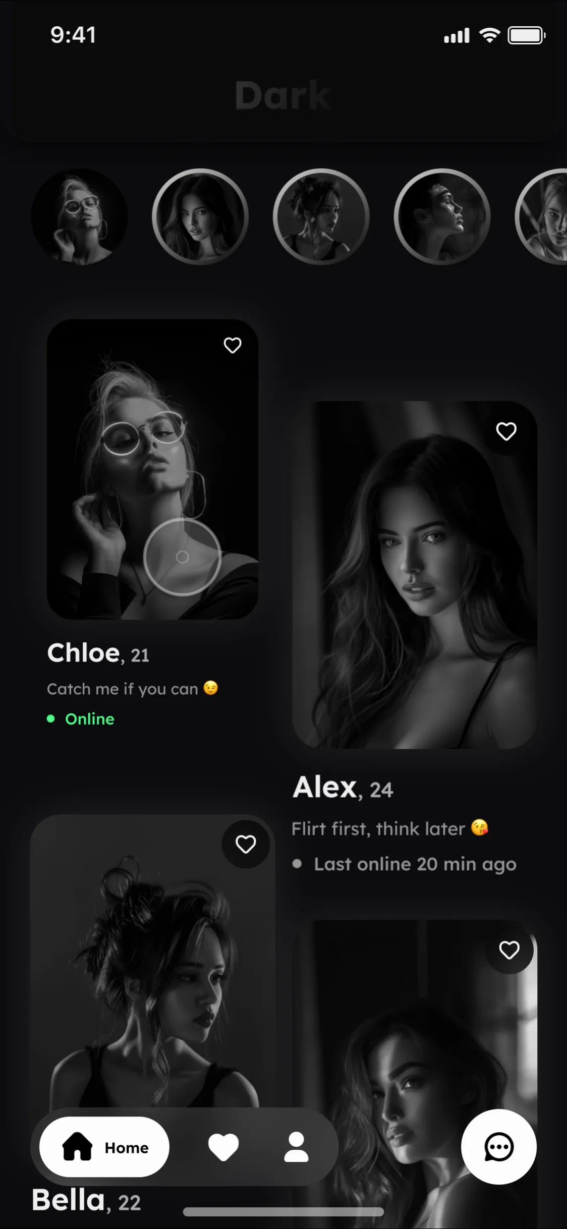 Dark — dating experience app