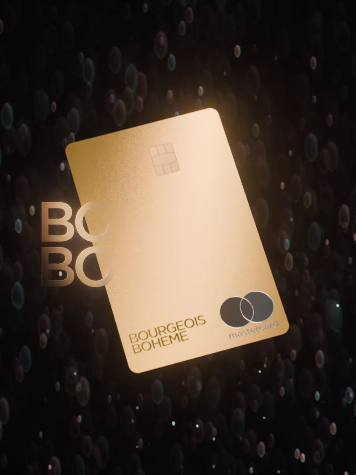 Gold card frame from the Bourgeois Bohème film