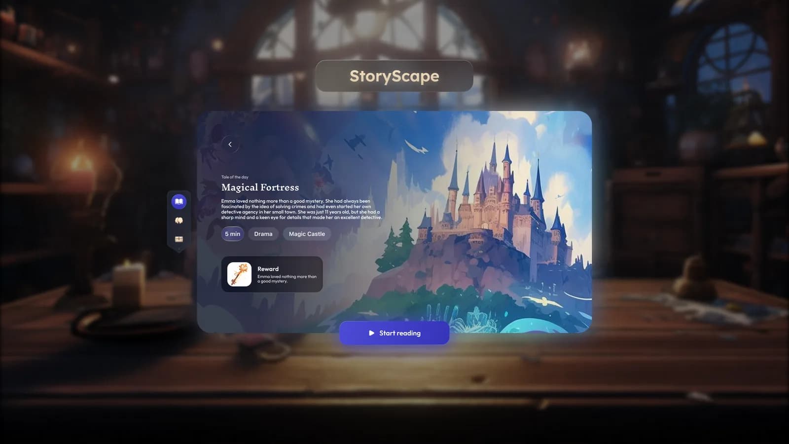 StoryScape AVP — interface still 3